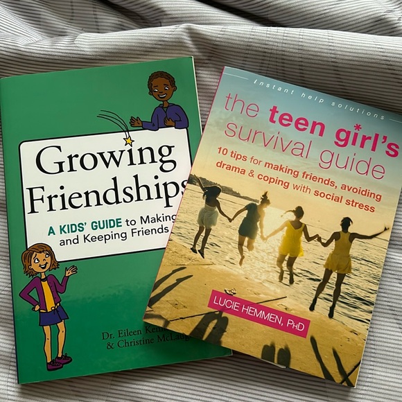 BRAND NEW: 2 books on teen girl friendship and survival guide - Picture 1 of 8